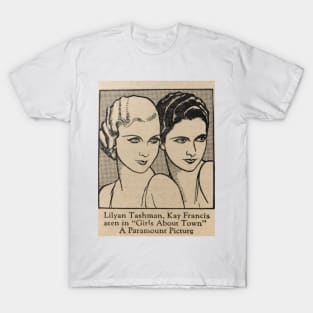 Kay Francis Lilyan Tashman Girls About Town T-Shirt